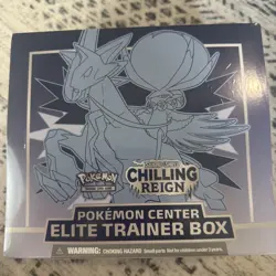 Pokemon Center Exclusive Chilling Reign Ice Rider Error ETB Elite Trainer Box - Image 1