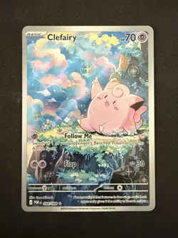 Pokemon TCG Clefairy Illustration Rare 94/88 Perfect Order NM - Image 1