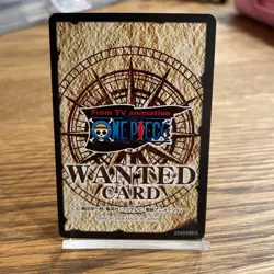 One Piece Sogeking OW/004 LUFFY PIRATES Carddass WANTED CARD Vintage - Image 4