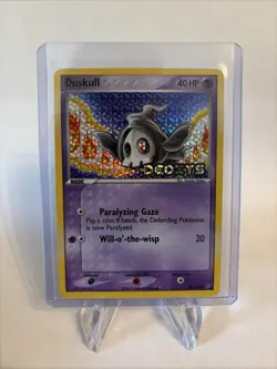 Pokemon TCG Duskull 58/107 EX Deoxys Card Light Play Condition - Image 1