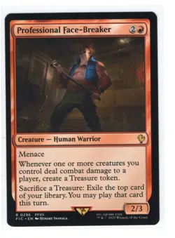 Professional Face-Breaker - Regular - NM - MTG - 296 - Rare - FIC - Final Fantas - Image 1