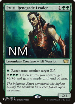 MTG - Ezuri, Renegade Leader - The List - NM - Image 1