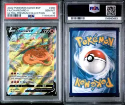 2022 Pokemon SWSH BSP FA/Charizard v Ultra-Premium Collection #260 PSA 10 - Image 3