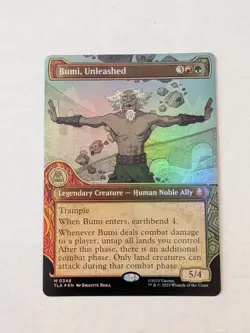 Bumi, Unleashed (Showcase) Avatar: The Last Airbender Foil - Image 1