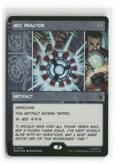 Arc Reactor (Borderless) [MSH - 310] Rare Foil NM Marvel Super Heroes - Image 1