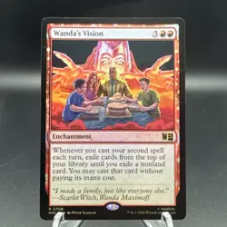 Wanda's Vision Marvel MTG Magic The Gathering Rare Foil NM - Image 1