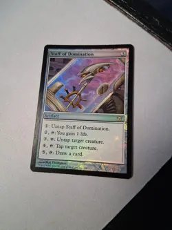 MTG Staff of Domination Fifth Dawn Foil - Image 1