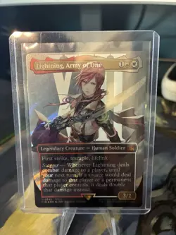 Lightning, Army of One (0545) (Borderless) (Surge Foil) Final Fantasy Foil - Image 3