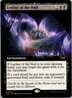 Leyline of the Void (Extended Art) R Duskmourn: House of Horror 376 NM - Image 1