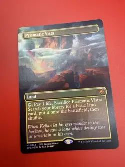 MTG Prismatic Vista 0038 Borderless Foil Special Guests OTJ NM - Image 3