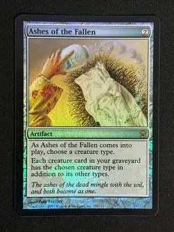 1x MTG Ashes of the Fallen (Foil) - Saviors of Kamigawa (SOK) #152 - Magic - Image 1