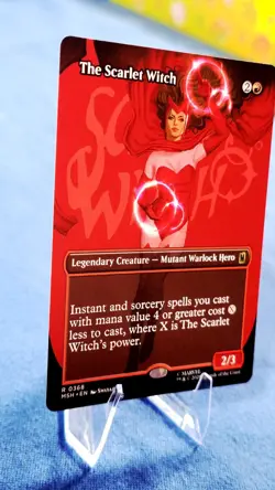 The Scarlet Witch (Borderless) 368 Marvel Super Heroes Magic: The Gathering NM - Image 5