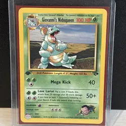 Pokemon TCG: Gym Challenge Giovanni's Nidoqueen #23/132 1st Edition - Image 1