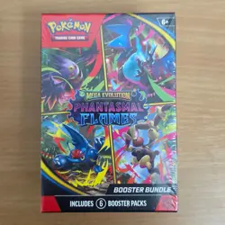 Pokemon TCG Mega Evolution Phantasmal Flames Booster Bundle (6 Packs) Sealed - Image 2
