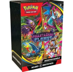 Pokemon TCG Mega Evolution Phantasmal Flames Booster Bundle 6 Booster Packs UK - Image 1