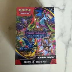 Pokemon TCG Mega Evolution—Phantasmal Flames Booster Bundle Box 6 Packs - Image 1