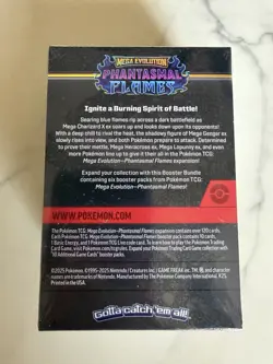 Pokemon TCG Mega Evolution—Phantasmal Flames Booster Bundle Box 6 Packs - Image 2