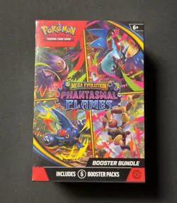 Pokemon TCG Mega Evolution—Phantasmal Flames Booster Bundle 6 Packs English - Image 1