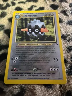 Forretress 2/75 Holo Rare Neo Discovery Pokemon Unlimited Holo Near Mint - Image 3