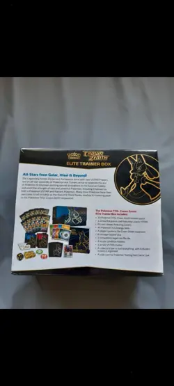 ETB POKEMON CROWN ZENITH, NEW SEALED ENG - Image 3