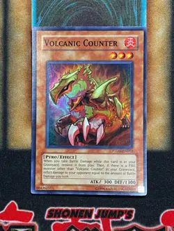 Yugioh Volcanic Counter PTDN-EN012 Super Rare MP - Image 1