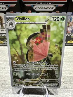 Pokemon Vivillon Deutsch SSP 193/191 Illustration Rare Sturmische Funken NM - Image 1