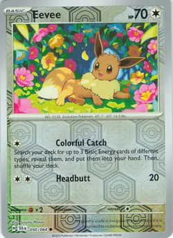 Eevee 050/064 Common Shrouded Fable Pokemon Reverse Holo Near Mint - Image 1