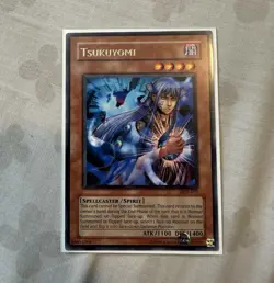 Konami Tsukuyomi Dark Crisis DCR-075 Rare Holo Unlimited Spirit 1100/1400 - Image 1