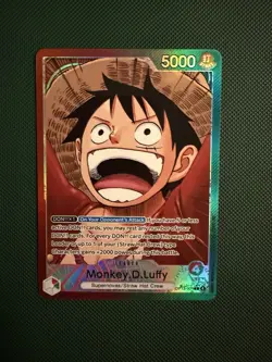 Bandai One Piece Monkey D. Luffy OP13-001 Leader Alt Art Foil - Image 1