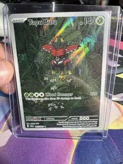 Tapu Bulu 065/064 Holo Illustration Rare Shrouded Fable Pokemon Card NM - Image 1