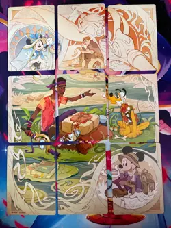 Puzzle Card / Insert 9 cards Full Set disney Lorcana Wilds Unknown - Image 1