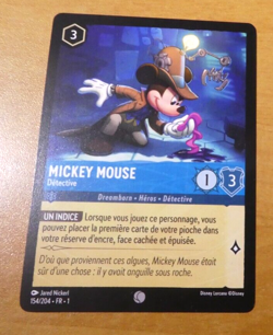 LORCANA TRADING CARD GAME CHAPITRE 1 CARTE MICKEY MOUSE 154/204 FR TCG NM - Image 1