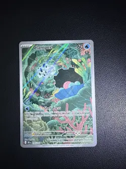 Pokemon TCG : Destined rivals Clamperl 195/182 Illustration rare NM - Image 1