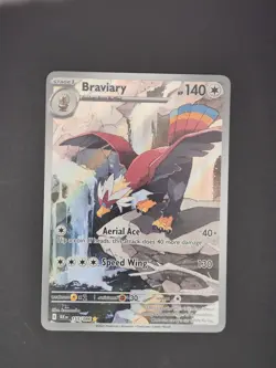 Braviary 155/086 Illustration Rare - Pokemon TCG Black Bolt - English NM - Image 1