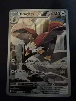 Braviary 155/086 Illustration Rare - Pokemon TCG Black Bolt - English - Image 1