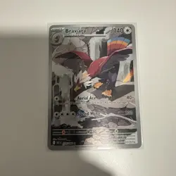 Pokemon TCG Braviary Black Bolt Illustration rare 155/086 NM/MINT - Image 1