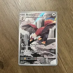 Pokemon TCG Braviary Illustration Rare Black Bolt Rare Card 155/086 NM - Image 1