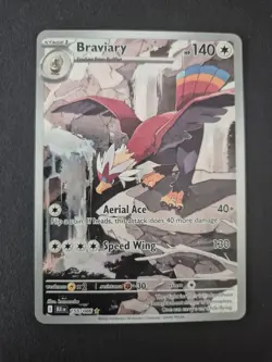 Braviary 155/086 Black Bolt Illustration Rare Card IR Pokemon TCG - Image 1