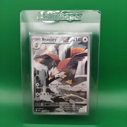 Pokemon TCG Black Bolt Braviary Illustration Rare Full Art 155/086 Nm - Image 1