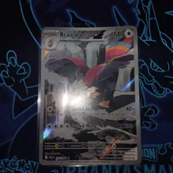 Pokemon TCG Black Bolt Braviary Illustration Rare Full Art 155/086 Nm - Image 2