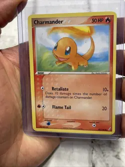 2006 Pokemon TCG Charmander 48/100 Common Trading Card Regular MP+ Pokemon Vtg - Image 1