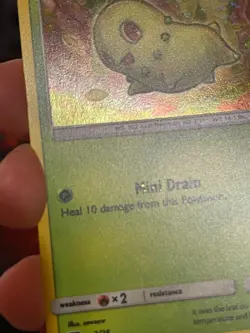 POKEMON CHIKORITA 2/25 PROMO MCDONALDS HOLOFOIL CONFETTI VLP CARD - Image 3