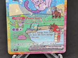 BUBBLE MEWTWO EX POKEMON CARD * FAN ART * MEW FRIENDS Paldean 232/091 - Image 3
