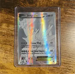 Dialga EX Secret Rare Full Art Holo 122/119 XY Phantom Forces Pokemon Card - Image 1