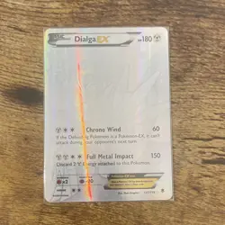 Dialga EX Secret Rare Full Art Holo 122/119 XY Phantom Forces Pokemon Card - Image 5