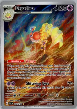 Espathra 197/182 Illustration Rare Pokemon Card SV04: Paradox Rift - Image 1