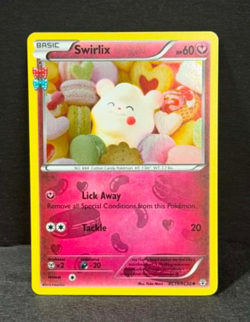 Pokemon SWIRLIX RC19/RC32 HOLO Generations Radiant Playing Card TCG ** L@@K * - Image 1