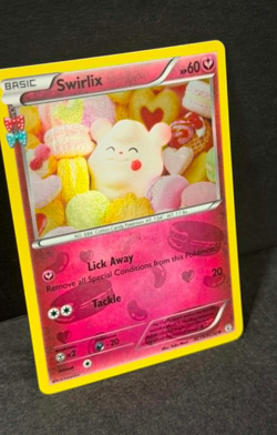 Pokemon SWIRLIX RC19/RC32 HOLO Generations Radiant Playing Card TCG ** L@@K * - Image 2