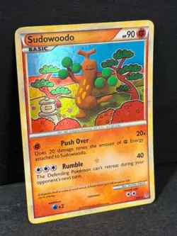 Pokemon SUDOWOODO 9/95 Unleashed HOLO RARE Playing Card TCG (a) ** L@@K * - Image 2