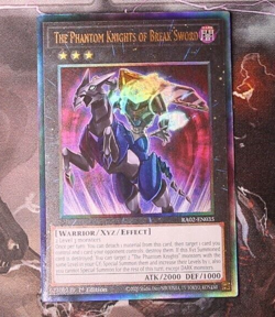 Yu-Gi-Oh TCG Phantom Knights of Break Sword RA02-EN035 Prismatic Ultimate Rare - Image 1